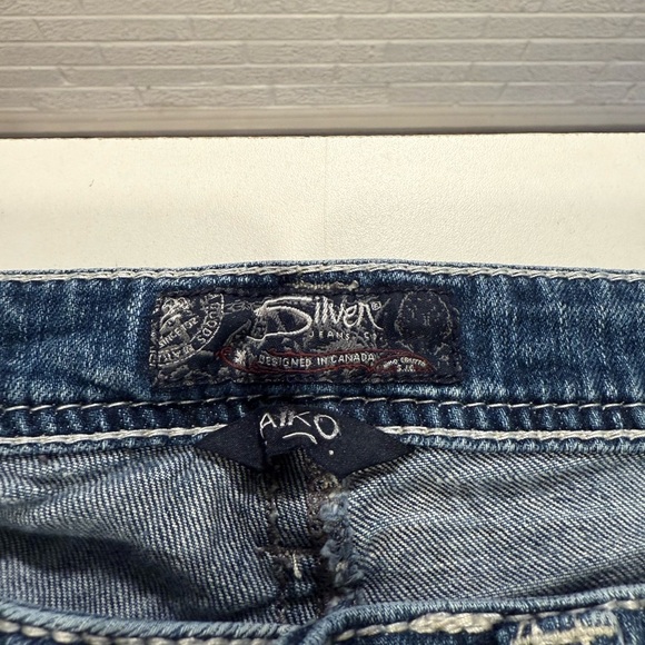 Silver Jeans Blue Flare Wide Leg Denim - Picture 4 of 6